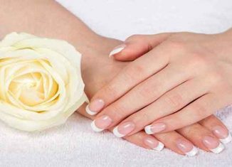 How to make a semi-permanent French manicure?