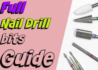 The use of different bits of a nail drill