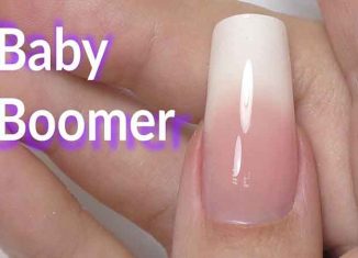 How to make a baby boomer on short nails?